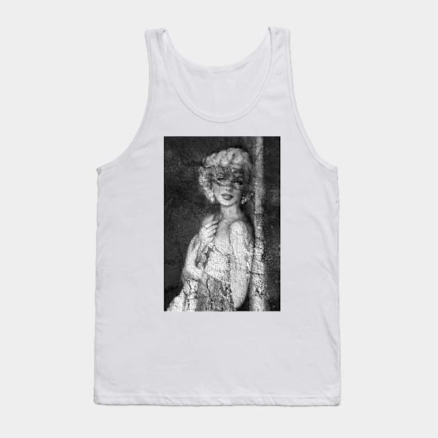 MM Venice Blackandwhite Tank Top by Theo Danella